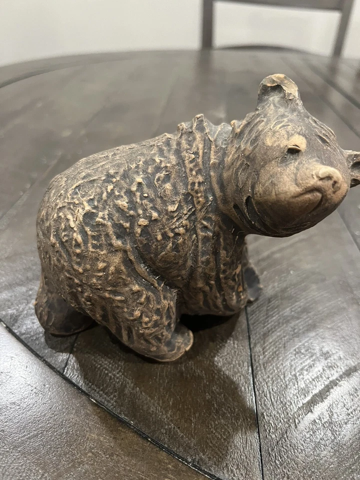 Tilgmans Keramik Brown Bear Figurine Sweden Art Pottery Ceramic Stamped - Image 2 of 4