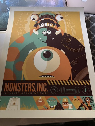 Mondo Tom Whalen Disney Monsters Inc Druck/365