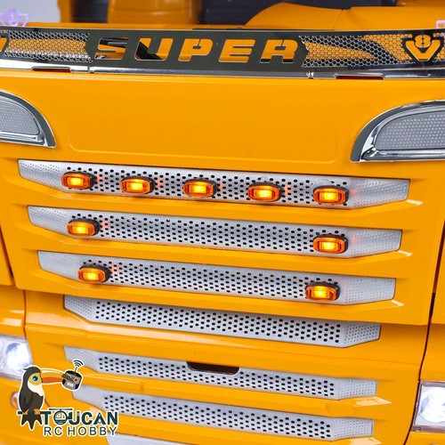 Camión tractor 4X4 LESU 1/14 RC personalizado con chasis de metal servo sistema de radio - Imagen 19 de 23