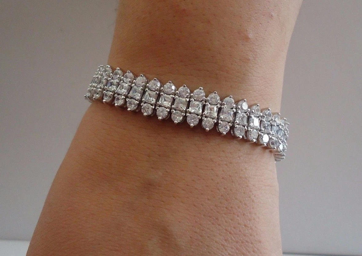 6 Carat Moissanite Tennis Bracelet – Balacia