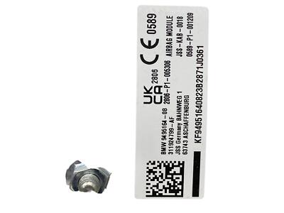 2023 2024 BMW X1 U11 M35i RIGHT PASSENGER KNEE AIRBAG