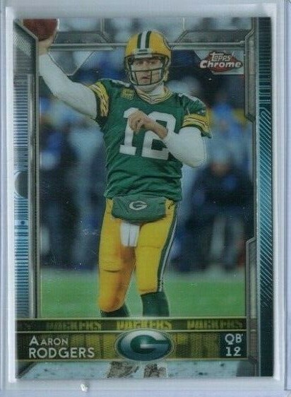 2015 TOPPS CHROME AARON RODGERS REFRACTOR #2 PACKERS