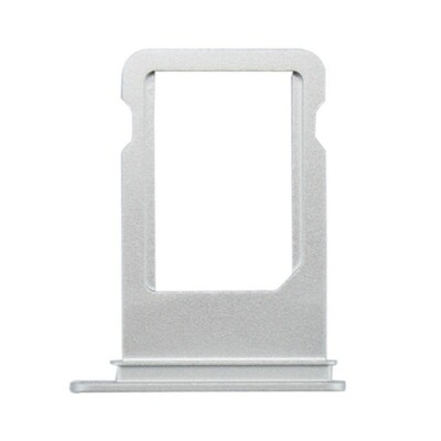 Nano Sim Karten Halter Adapter Sim Card Tray für Apple iPhone 7 & 7 Plus Silber