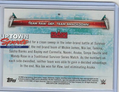 2019 Topps WWE Women's Division Wrestling cards YOU PICK FROM A LIST - Picture 52 of 55