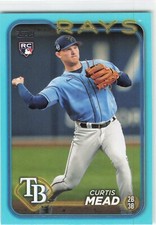 Curtis Mead Baseball Cards - Parallels, Base, Chrome - You Choose!