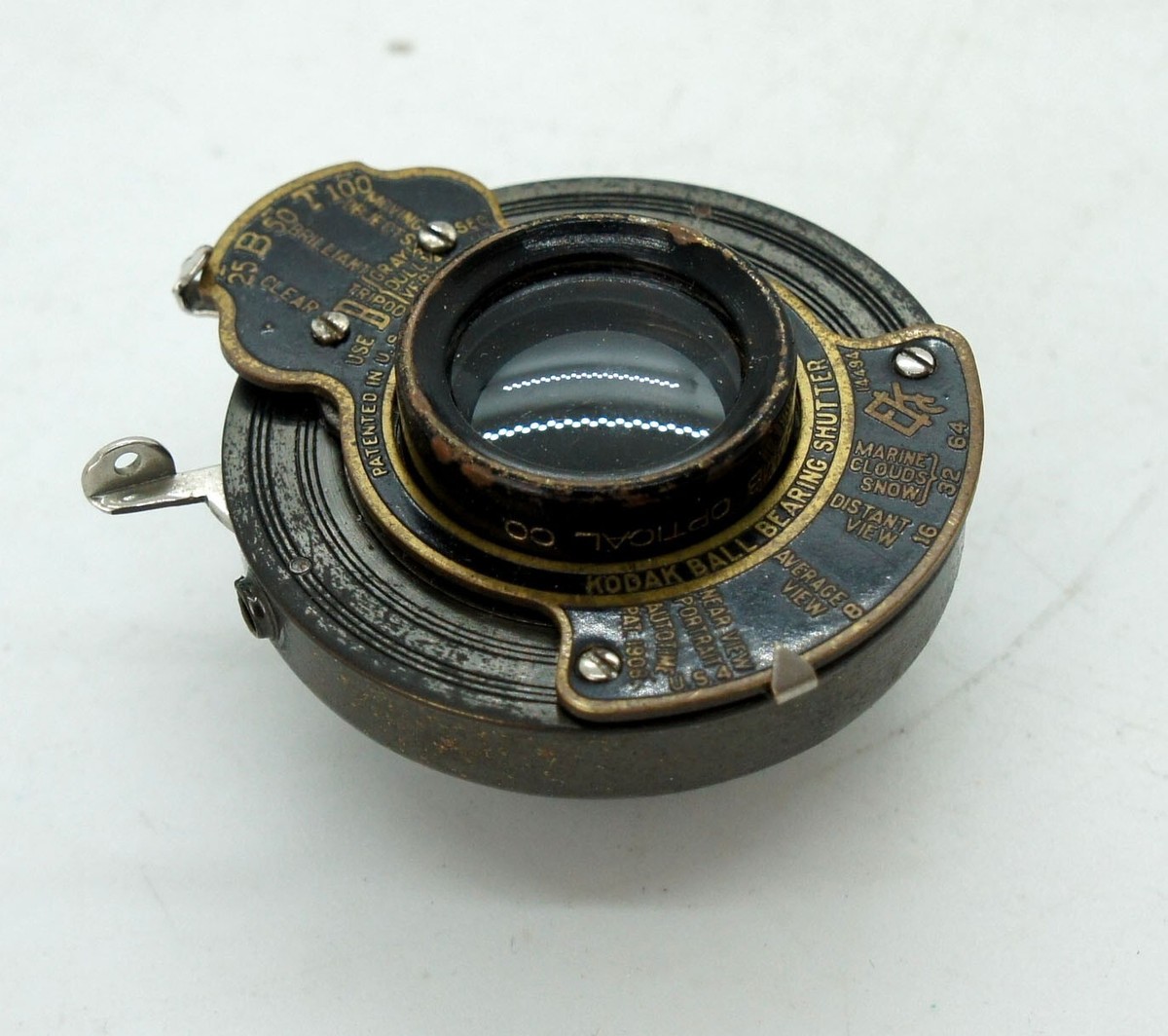 Bausch Lomb Rapid Rectilinear in a Kodak Shutter Covers 6x9 cm | eBay