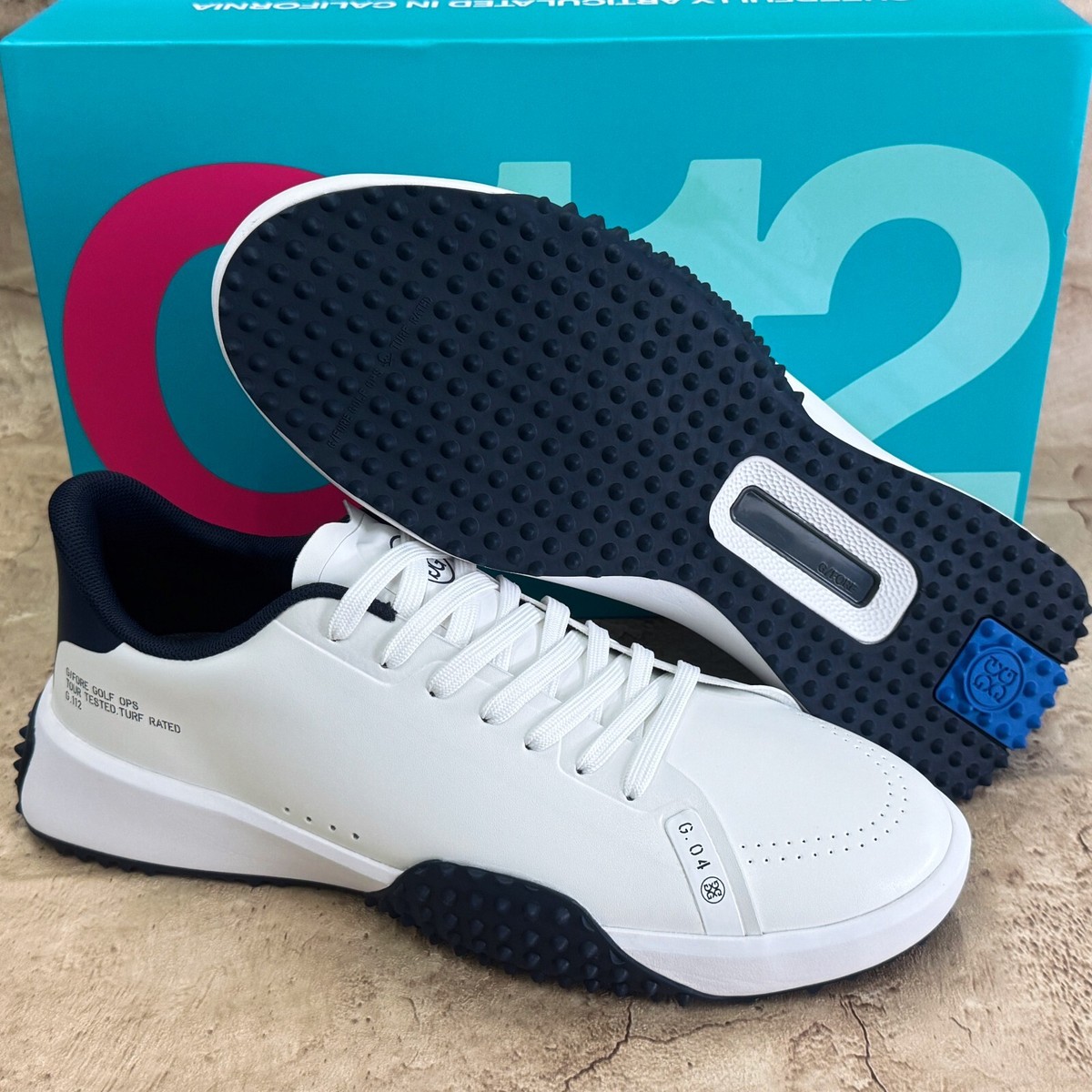 G/Fore Fore G4 G.112 Mens Golf Shoe Sneaker US 10 11 12 SNOW