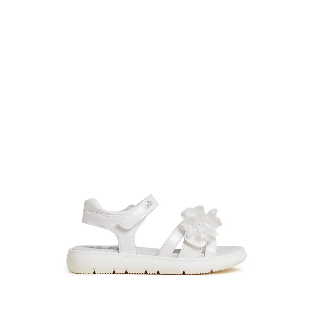 Sneakers Bambina NeroGiardini E232230F - Pelle Bianco, Modello Casual Comodo Per Tutte Le Occasioni Primavera Estate 2022