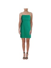 CRYSTAL DOLLS Womens Spaghetti Strap Mini Cocktail Body Con Dress
