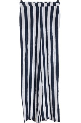 ONIA Stoffhose Damen Hose Gr. DE 34 weiß-blau Casual-Look