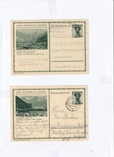 RA131/ Austria Całostka 1 S Tradycyjne 4 pocztówki obrazkowe oo