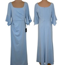 Adrianna Papell Knit Crepe Mermaid Dress 12 Womens Special Occasion Formal Party