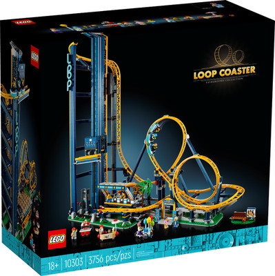 LEGO 10303 Icons Loop Coaster Achterbahn 3756 Teile Neu Fabrikversiegelt