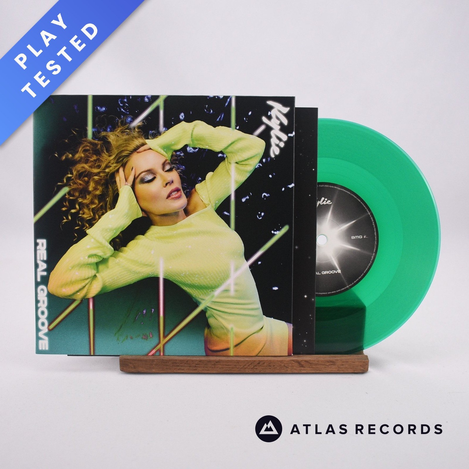 Kylie Minogue - Real Groove - Green Limited Edition 7"" Vinyl Record - NM/NM
