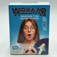Wokaar Smooth Nose Wax Kit 62 Applications 120g Nose Beard Wax Kit New