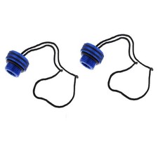 2pc Scuba Tauchen Dive Tank Ventil Gewinde Staub Stecker Kappe Sch&uuml;tzen