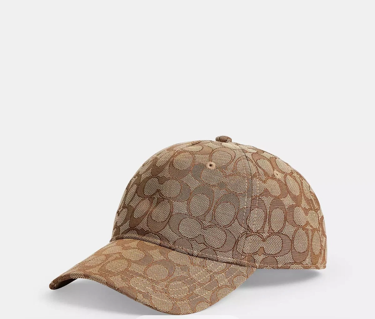 Coach Signature Cap Adjustable Buckle Strap Size Small Brown/Khaki Amazon.co.jp: Coach CB699 Cotton Leather Signature Brim Hat  main image 2