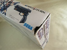 Virtua gun Sega Saturn SS 2 gun controller Japan cop house dead game games 1 box