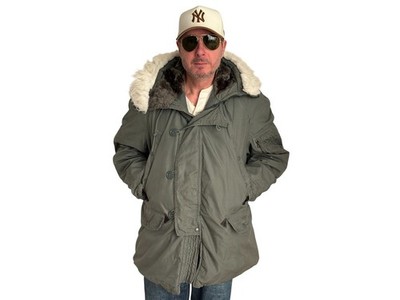 Authentic US Air Force N-3B Flight Jacket Parka   Extreme Cold Weather   Size Me