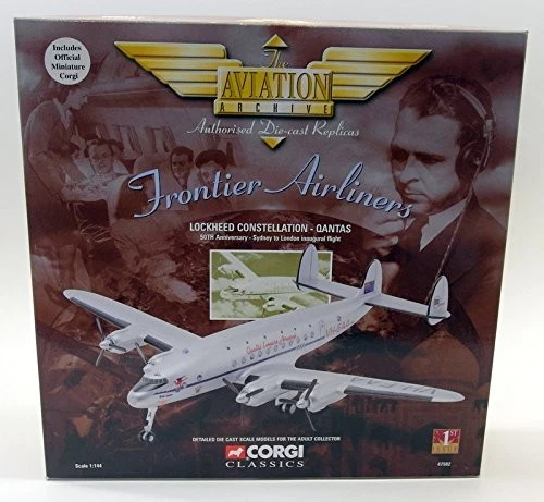 Corgi 1/144 Scale Diecast 47502 Lockheed Constellation Qantas Sydney - London - Image 3 of 4