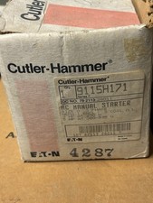New Cutler-Hammer 9115H171 AC Manual Starter, Size 0, 3 Phase, NEMA 1 Enclosure