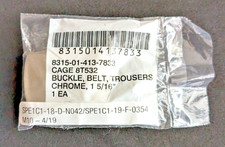 US Military 1-5/16" Trouser Belt Buckle - Chrome - 8315-01-413-7833 - New