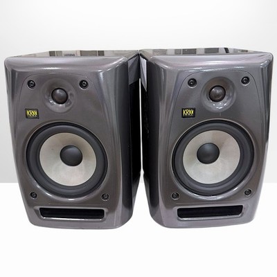 KRK Rokit 6 RPG2FG Studio Monitors 1 Pair in Grey RARE COLOR (Read Description)