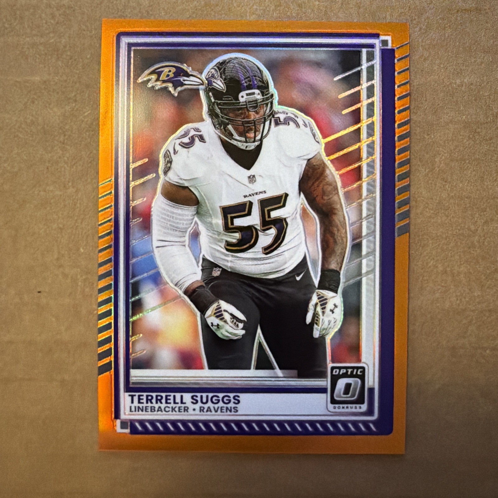 2025 Panini Donruss Optic - Terrell Suggs #96 Orange Prizm /299