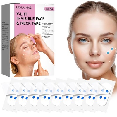 Lift Invisible Tape - Neck V-Lifting Patches for Tightening Loose Sagging Ski...