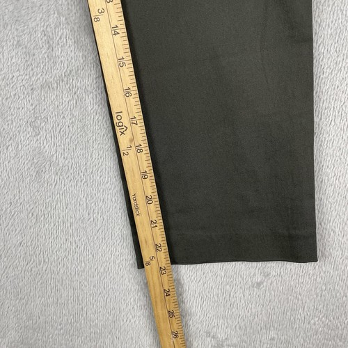 Maurices Smart Capri Pants Womens 3/4 Green Flat Front Mid Rise Stretch NWT - Picture 10 of 12