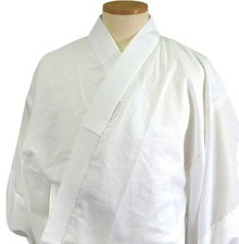 Japanese Men's Cotton Han Juban Kimono Undershirt: Traditional Innerwear M-size