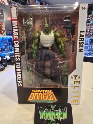 IMAGE COMICS FOUNDERS SAVAGE DRAGON ACTION FIGURE MCFARLANE ELITE EDITION LARSEN