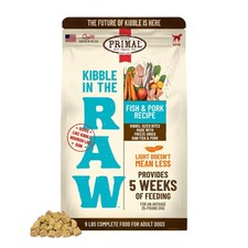 Primal Freeze-Dried Raw Dog Food, Fish Pork, Scoop Serve, 9 lb Bag