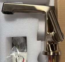 Brizo 65098LF-GL Levoir Single Hole Bathroom Faucet - Luxe Gold