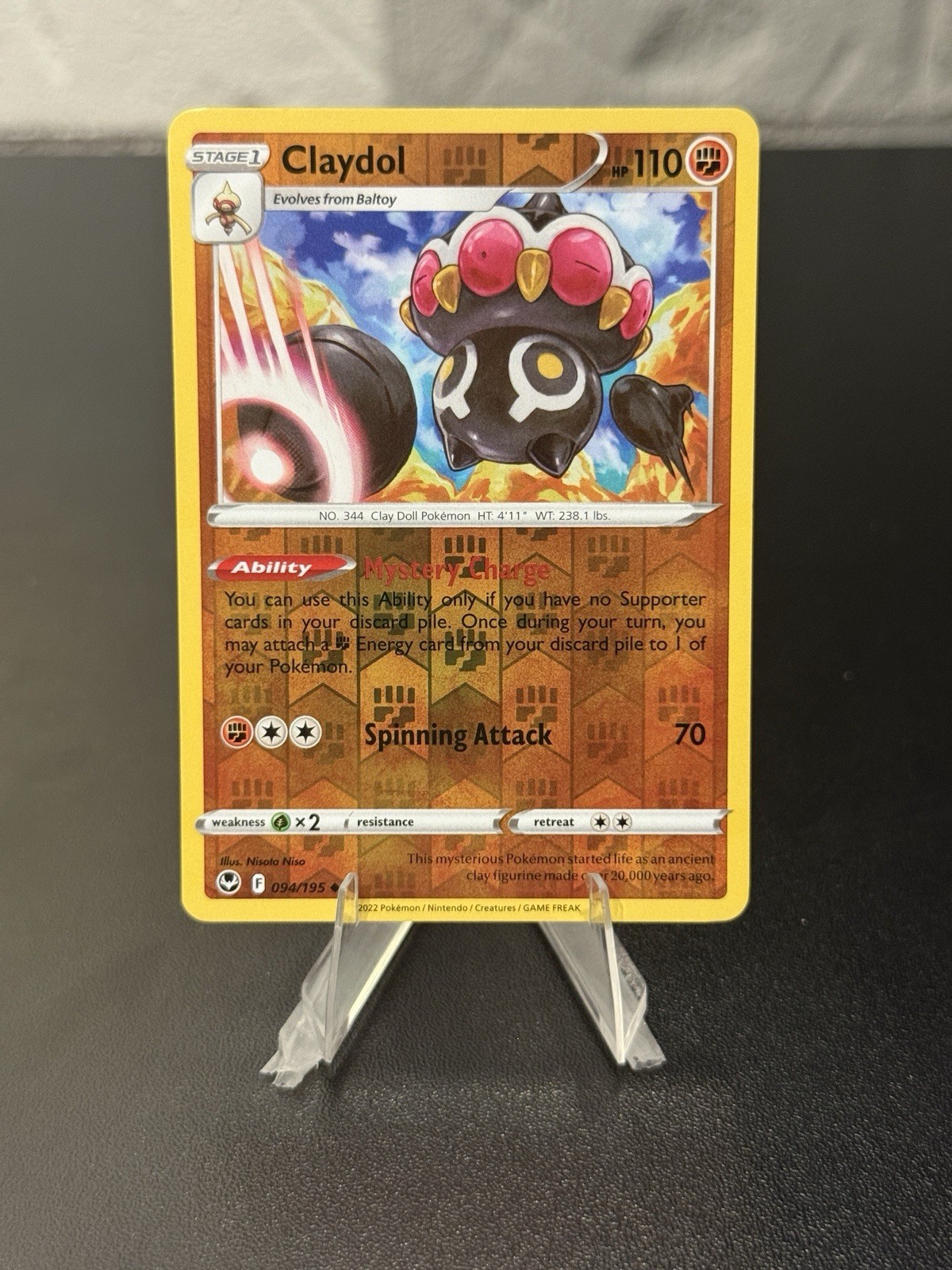 Claydol #094/195 Reverse Holo Pokemon Card