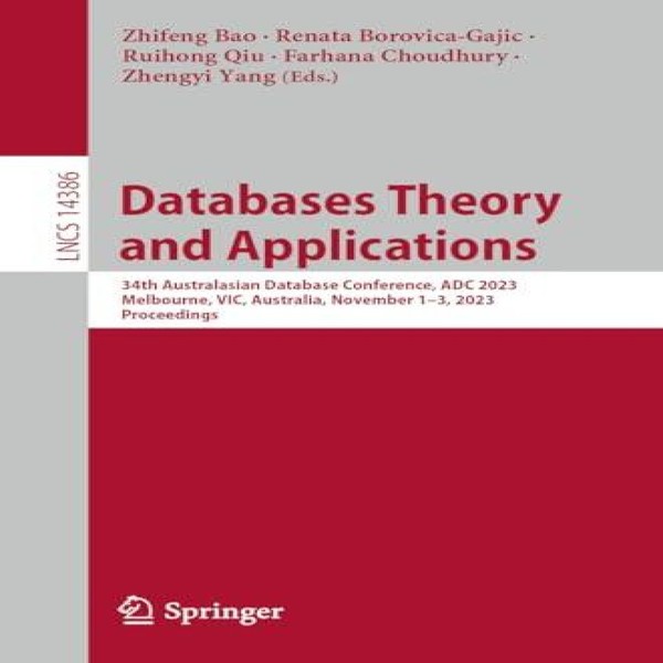 Databases Theory and Applications 34th Australasian Database Conf