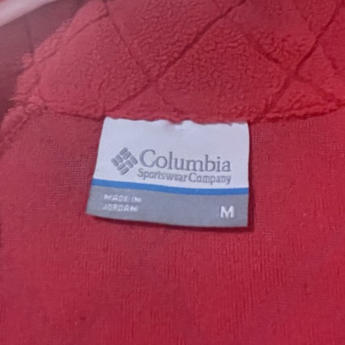 Columbia Women Pink Pullover Size Medium Camping Hiking - Picture 3 of 3