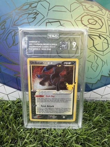 Umbreon Gold Star Celebrations Classic 17/17 TAG 9