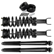 3" Front Leveling Lift Kit & 4X Struts Shocks Fits 2006-2008 Dodge Ram 1500 4WD