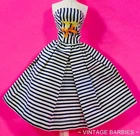 Vintage Barbie Doll Cotton Casual #912 Dress Excellent ~ 1960's