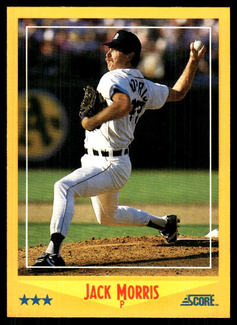 Jack Morris 1988 Score #545 Tigers FREE SHIPPING StackedPacks