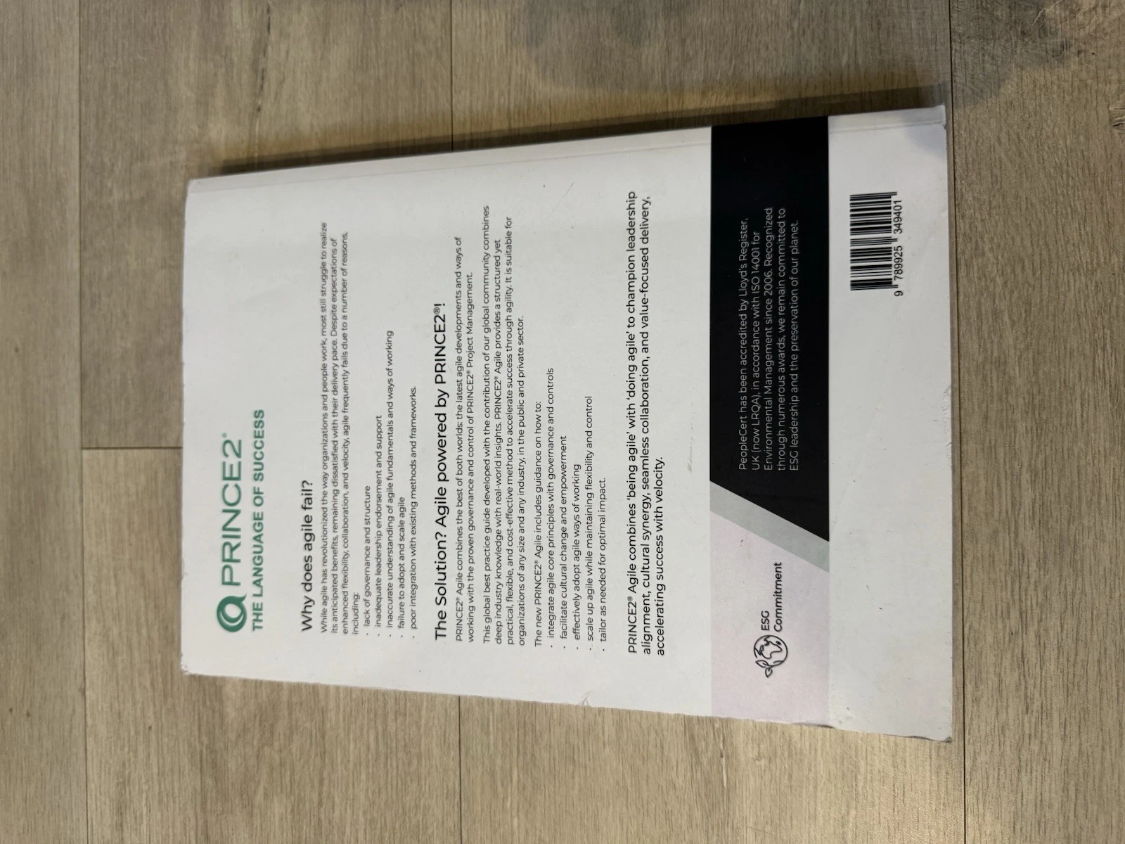 PRINCE2 Agile Version 2 Global Best Practice Official Book 9789925349401 8