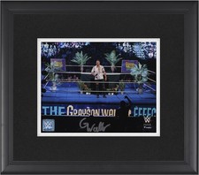 Grayson Waller WWE Framed Autographed 8