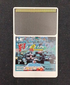 From Japan F1 Circus '92 PC Engine Soft Used