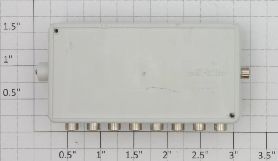 Marklin 7274 HO масштаб вкл / выкл переключатель контроллер с красный / желтый кнопки - Изображение 2 из 3