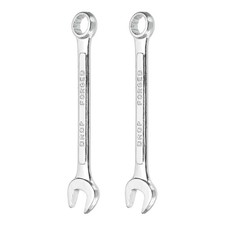2pcs Combination Wrench 10mm Metric 12-point Box And Open End Zinc Plated Steel