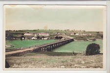 BRIDGE OVER THE GLENELG RIVER AT NELSON VICTORIA PHOTOGRAPH POSTCARD C1940