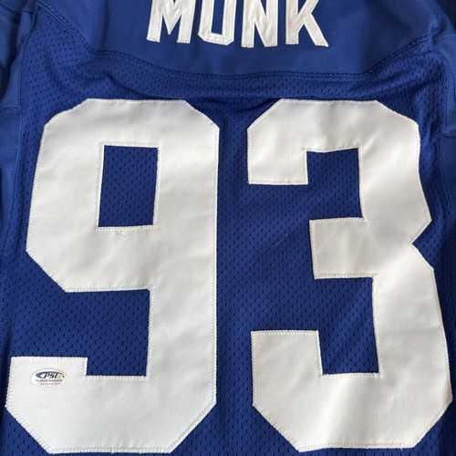 Camiseta Quincy Monk #93 Jugador del Equipo de los Gigantes de Nueva York Emitida y Usada NFL U Carolina del Norte - Imagen 2 de 7