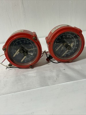 2 Frank W Murphy Pressure Switchgages. Oplfc-a-60 Gas Well, Natural Gas Well
