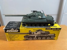 SOLIDO CHAR AMX 30 ENTÈREMENT EN MÉTAL, NEUF AVEC SA BOITE D'ORIGINE VERS 1975
